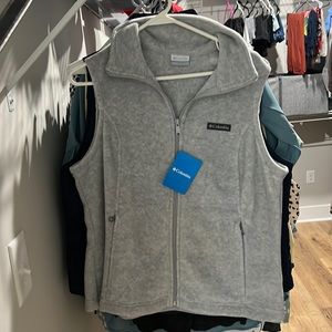 Columbia womens large fleece vest new with tags